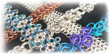 chainmaille weaves european 4-in-1 byzantine japanese