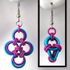 Class- Japanese Cross & Polyhedron Earrings, CLS-JPNCRS-POLY-MASTER