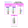 DIAGRAMS - Tapered Earrings SILVER - PDF, INS-TAPERED-EAR-SILV