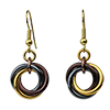 Knot and Tapered Mobius Earrings