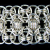 Rondo a la Byzantine Bracelet, KIT - Rondo a la Byzantine Bracelet - Aluminum, rondo a la byzantine bracelet by rebeca mojica in aluminum jump rings