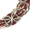 Bold & Brilliant Byzantine, KIT - Bold and Brilliant Byzantine - Copper, glass chainmaille jewelry