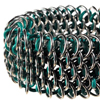 Speedweaving Rubber Dragonscale, KIT - Dragonscale Anodized Aluminum with Rubber Rings
