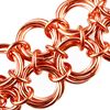Möbius Bracelet, KIT - SALE - Möbius Bracelet - Aluminum (WAS $22), double-row Mobius chainmaille bracelet in copper